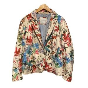 Rino & Pelle floral one button jacket Dutch Designer size 44 or XL